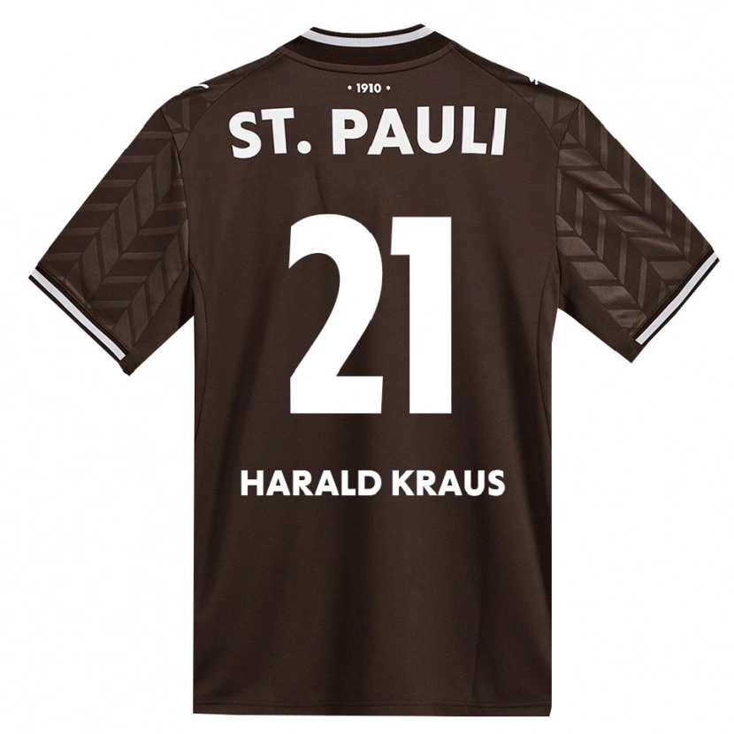Danxen Damen Stefan Harald Kraus #21 Kaffee Weiß Heimtrikot Trikot 2026/27 T-Shirt Österreich