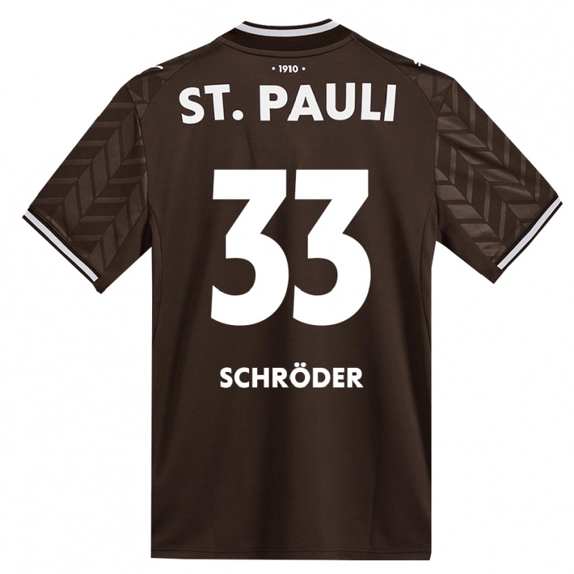 Danxen Damen Lennard Schröder #33 Kaffee Weiß Heimtrikot Trikot 2026/27 T-Shirt Österreich