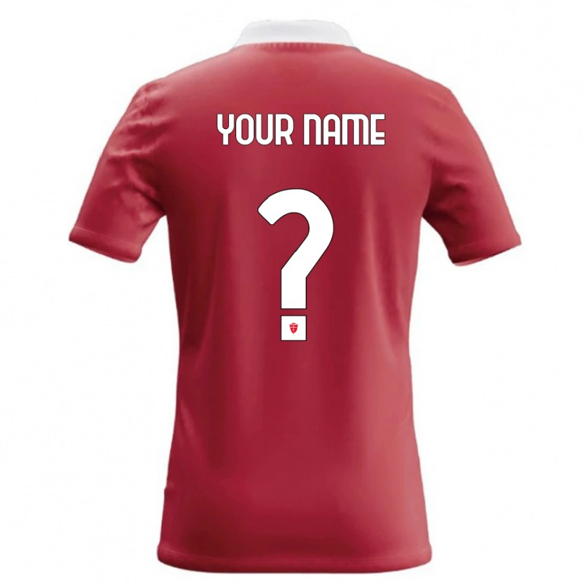 Danxen Damen Ihren Namen #0 Rot Weiß Heimtrikot Trikot 2026/27 T-Shirt Österreich