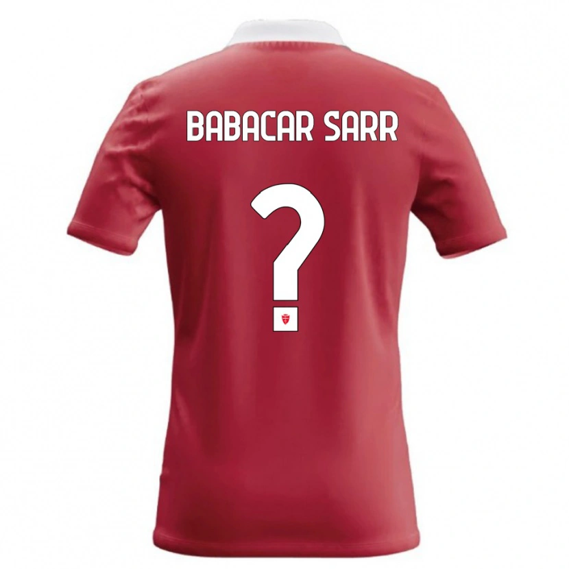 Danxen Damen Pietro Babacar Sarr #0 Rot Weiß Heimtrikot Trikot 2026/27 T-Shirt Österreich