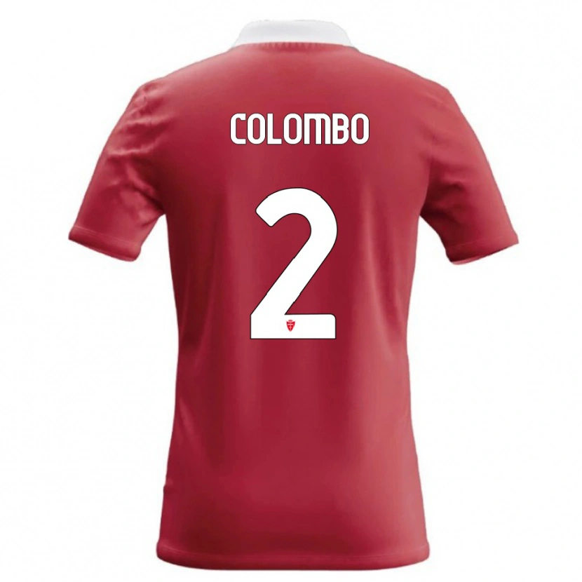 Danxen Damen Davide Colombo #2 Rot Weiß Heimtrikot Trikot 2026/27 T-Shirt Österreich