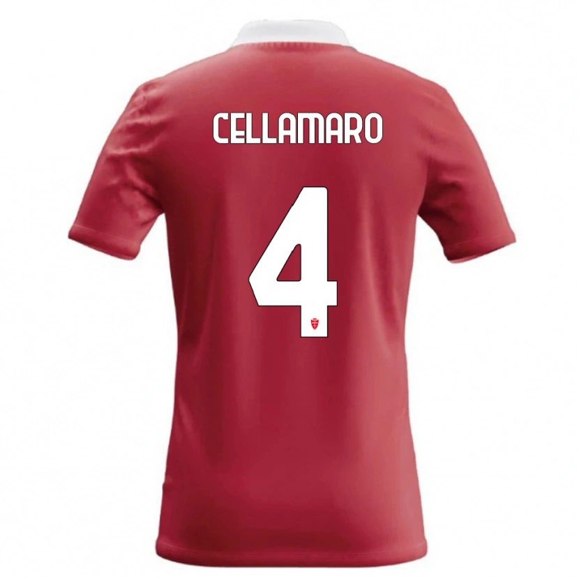 Danxen Damen Simone Cellamaro #4 Rot Weiß Heimtrikot Trikot 2026/27 T-Shirt Österreich
