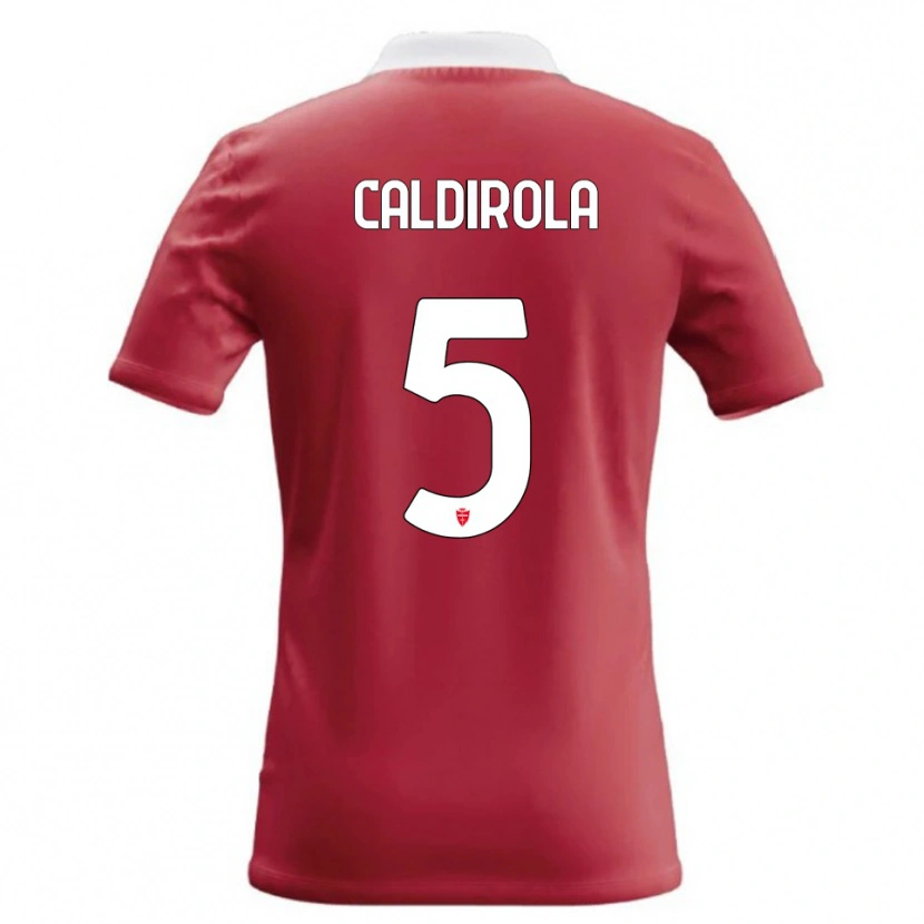 Danxen Damen Luca Caldirola #5 Rot Weiß Heimtrikot Trikot 2026/27 T-Shirt Österreich