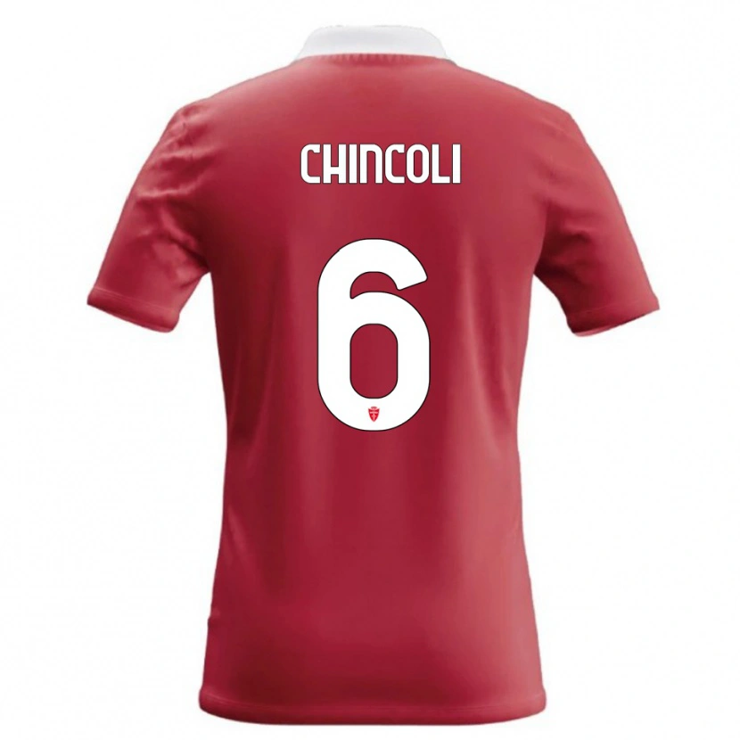 Danxen Damen Lorenzo Chincoli #6 Rot Weiß Heimtrikot Trikot 2026/27 T-Shirt Österreich