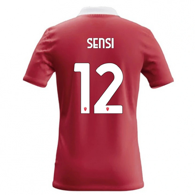 Danxen Damen Stefano Sensi #12 Rot Weiß Heimtrikot Trikot 2026/27 T-Shirt Österreich
