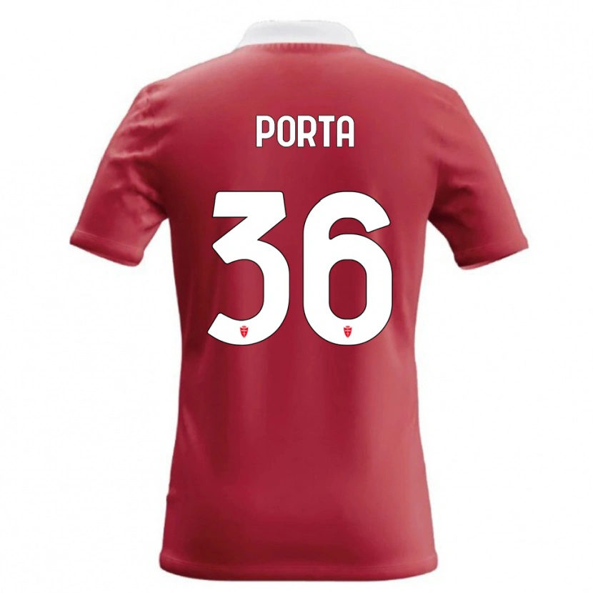 Danxen Damen Matteo Porta #36 Rot Weiß Heimtrikot Trikot 2026/27 T-Shirt Österreich