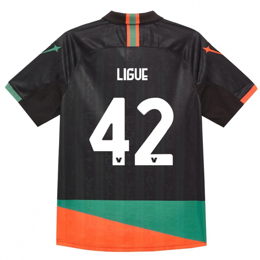 Danxen Damen Junior Ligue #42 Schwarz Orange Grün Heimtrikot Trikot 2026/27 T-Shirt Österreich