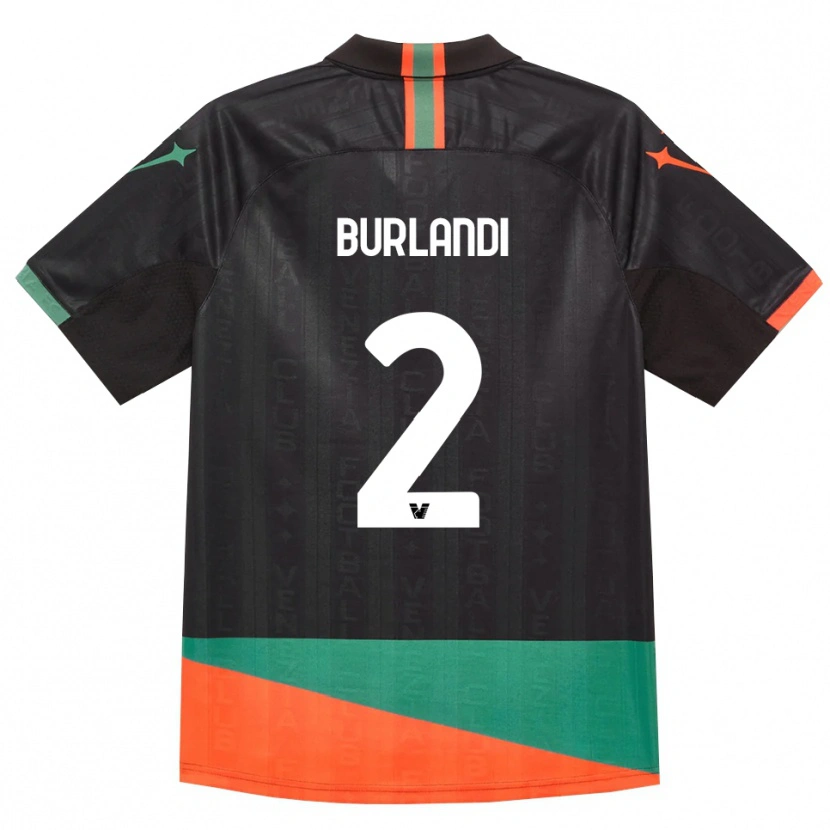 Danxen Damen Alessandro Burlandi #2 Schwarz Orange Grün Heimtrikot Trikot 2026/27 T-Shirt Österreich