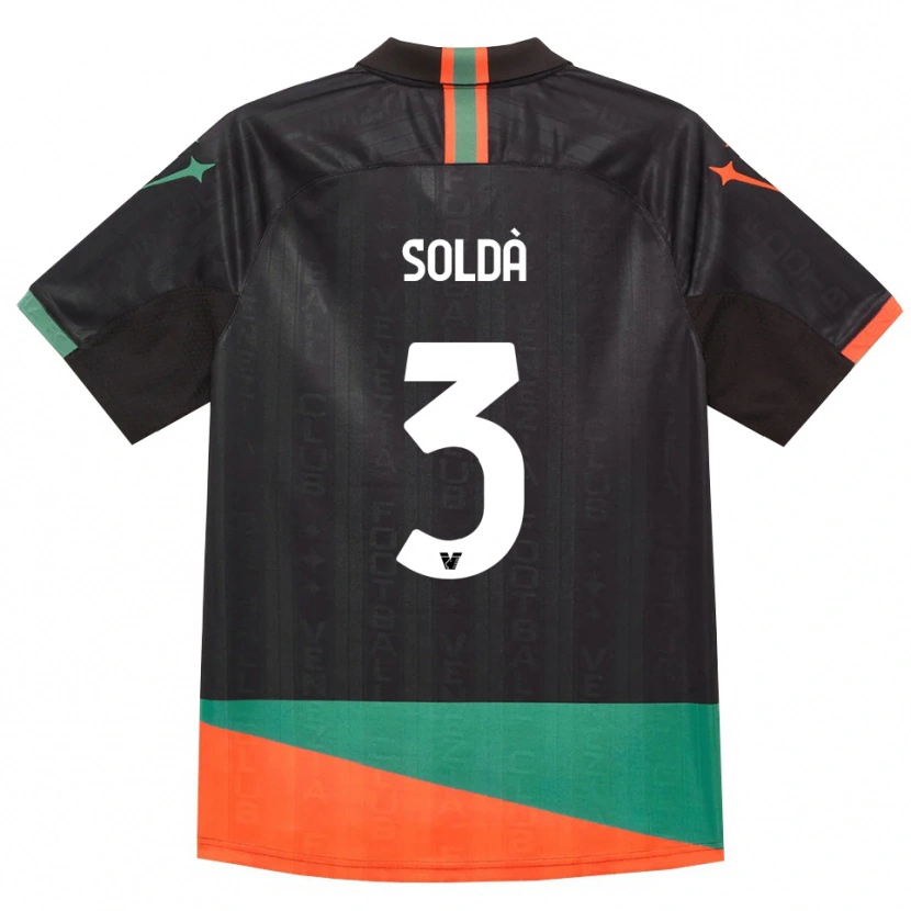 Danxen Damen Mohamed Soldà #3 Schwarz Orange Grün Heimtrikot Trikot 2026/27 T-Shirt Österreich