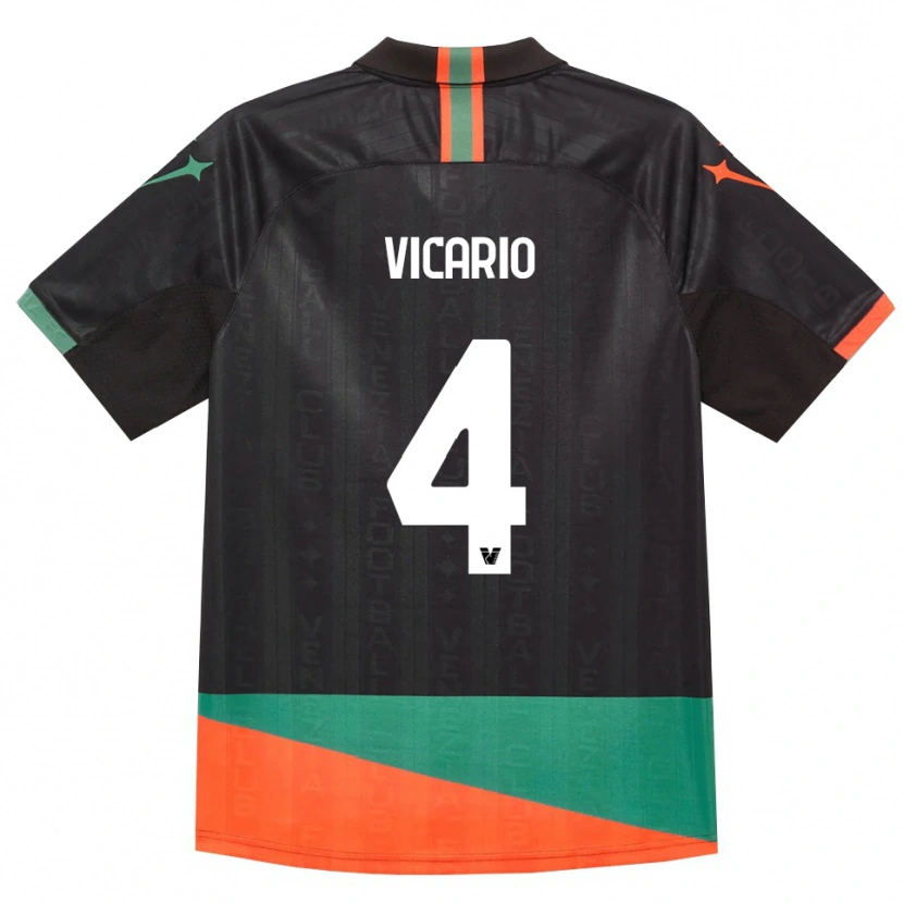 Danxen Damen Brando Vicario #4 Schwarz Orange Grün Heimtrikot Trikot 2026/27 T-Shirt Österreich