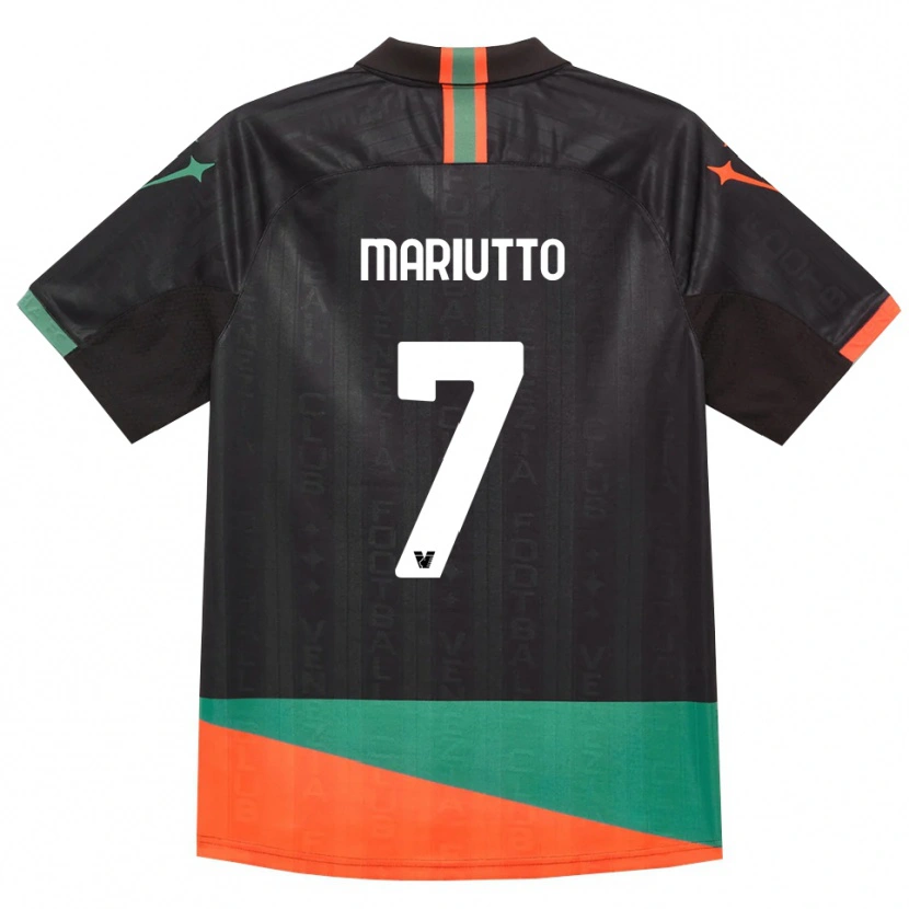 Danxen Damen Francesco Mariutto #7 Schwarz Orange Grün Heimtrikot Trikot 2026/27 T-Shirt Österreich