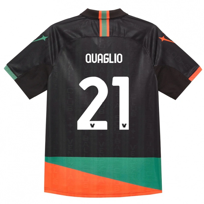 Danxen Damen Anna Quaglio #21 Schwarz Orange Grün Heimtrikot Trikot 2026/27 T-Shirt Österreich