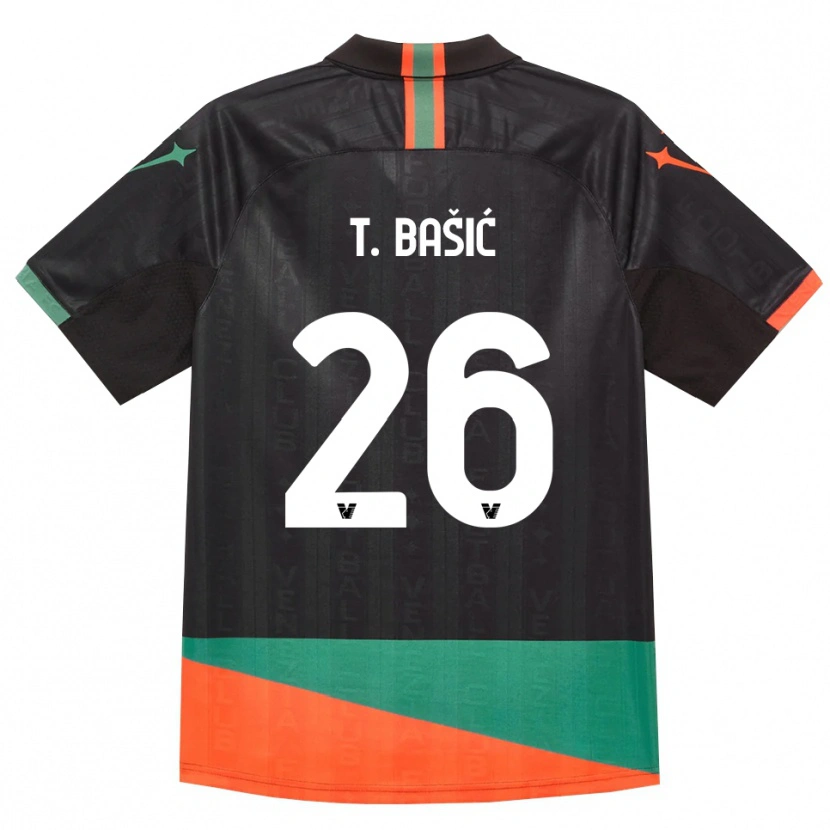 Danxen Damen Toma Bašić #26 Schwarz Orange Grün Heimtrikot Trikot 2026/27 T-Shirt Österreich