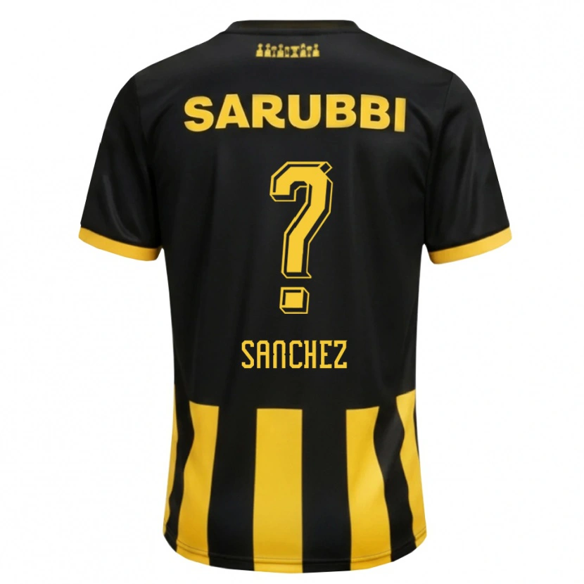 Danxen Damen Juan Sanchez #0 Schwarz Gelb Heimtrikot Trikot 2026/27 T-Shirt Österreich