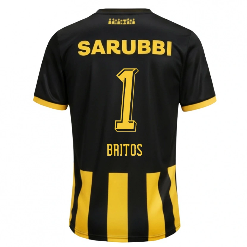 Danxen Damen Sebastián Britos #1 Schwarz Gelb Heimtrikot Trikot 2026/27 T-Shirt Österreich