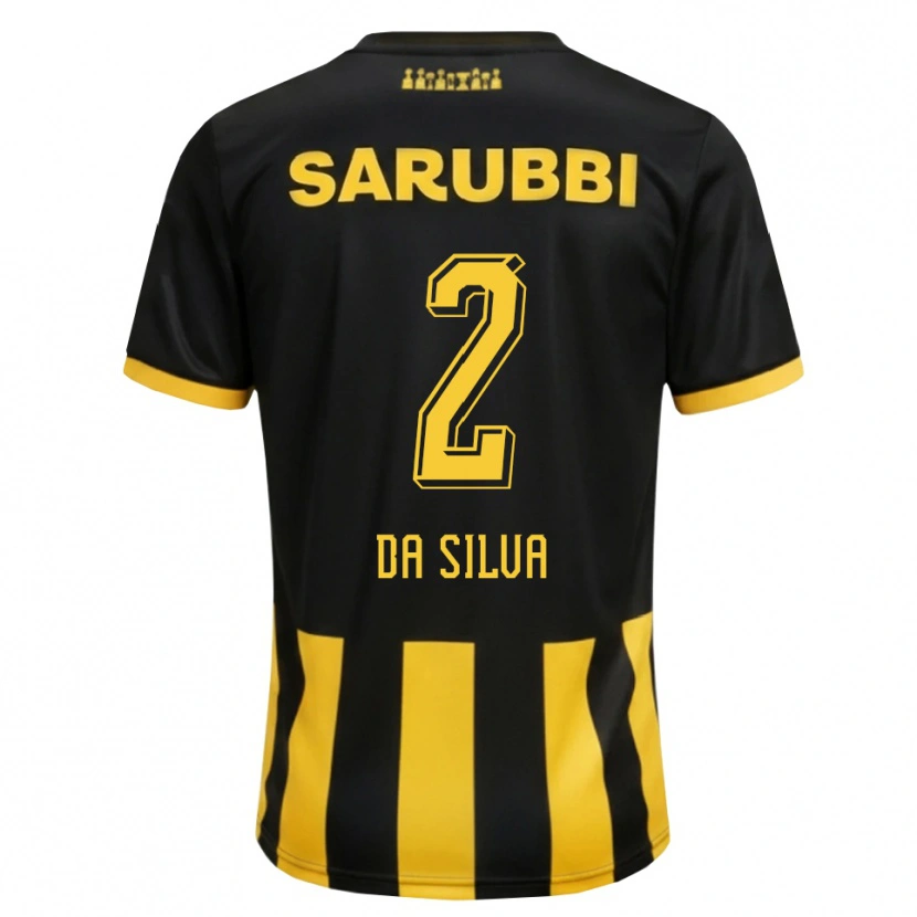 Danxen Damen Gabriel Da Silva #2 Schwarz Gelb Heimtrikot Trikot 2026/27 T-Shirt Österreich