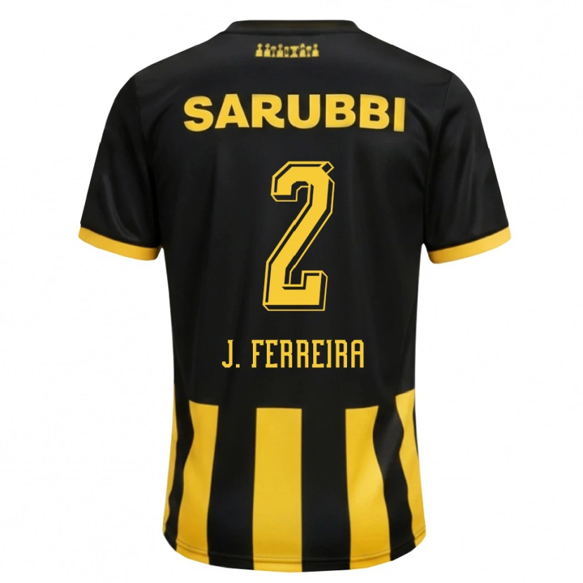 Danxen Damen Joaquín Ferreira #2 Schwarz Gelb Heimtrikot Trikot 2026/27 T-Shirt Österreich