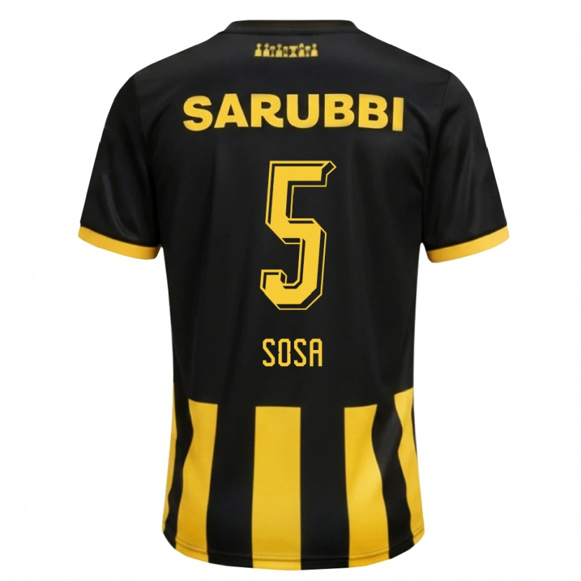 Danxen Damen Ignacio Sosa #5 Schwarz Gelb Heimtrikot Trikot 2026/27 T-Shirt Österreich