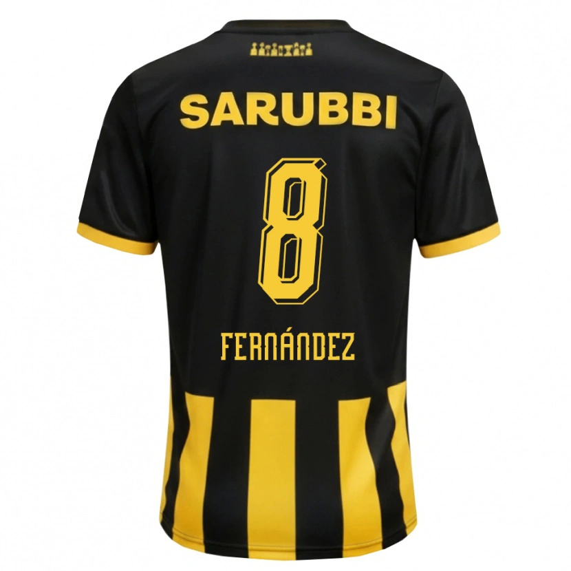 Danxen Damen Nicolás Fernández #8 Schwarz Gelb Heimtrikot Trikot 2026/27 T-Shirt Österreich