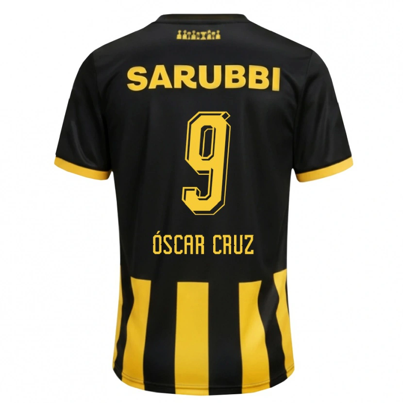 Danxen Damen Óscar Cruz #9 Schwarz Gelb Heimtrikot Trikot 2026/27 T-Shirt Österreich