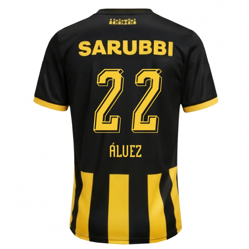 Danxen Damen Facundo Álvez #22 Schwarz Gelb Heimtrikot Trikot 2026/27 T-Shirt Österreich