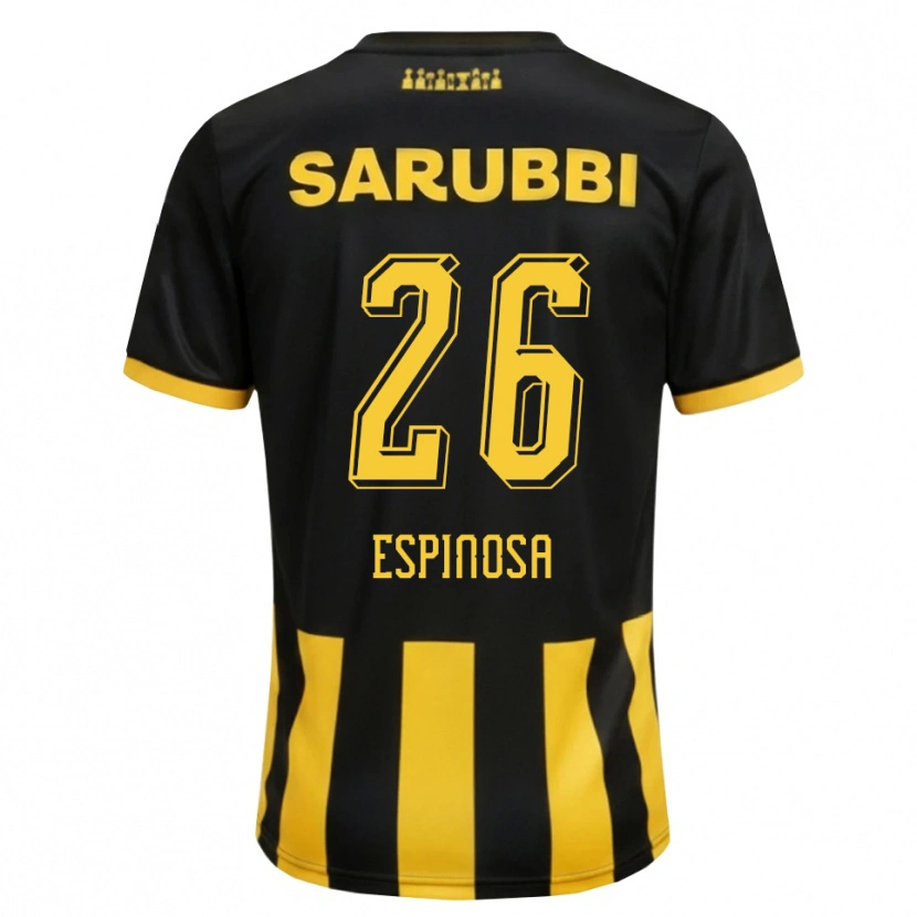 Danxen Damen Thiago Espinosa #26 Schwarz Gelb Heimtrikot Trikot 2026/27 T-Shirt Österreich
