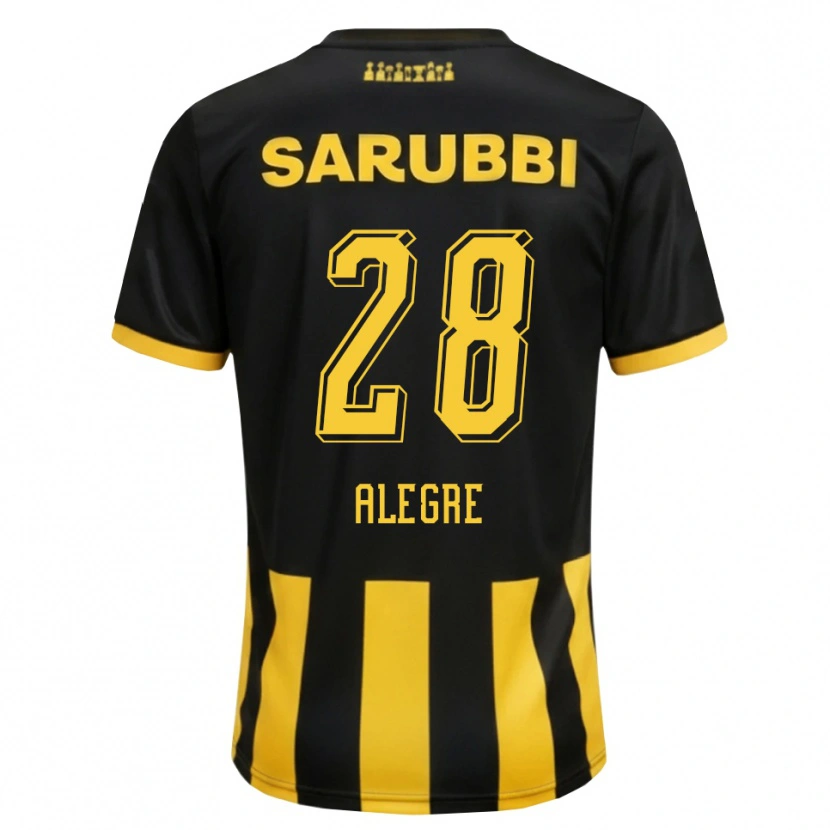 Danxen Damen Ignacio Alegre #28 Schwarz Gelb Heimtrikot Trikot 2026/27 T-Shirt Österreich
