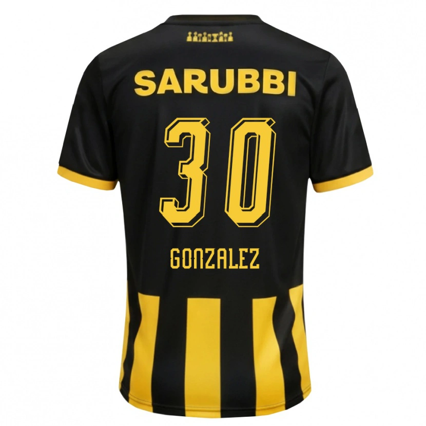 Danxen Damen Ángel González #30 Schwarz Gelb Heimtrikot Trikot 2026/27 T-Shirt Österreich