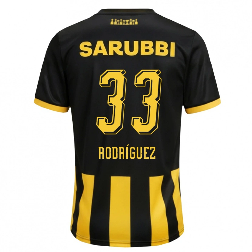 Danxen Damen Jonathan Rodríguez #33 Schwarz Gelb Heimtrikot Trikot 2026/27 T-Shirt Österreich