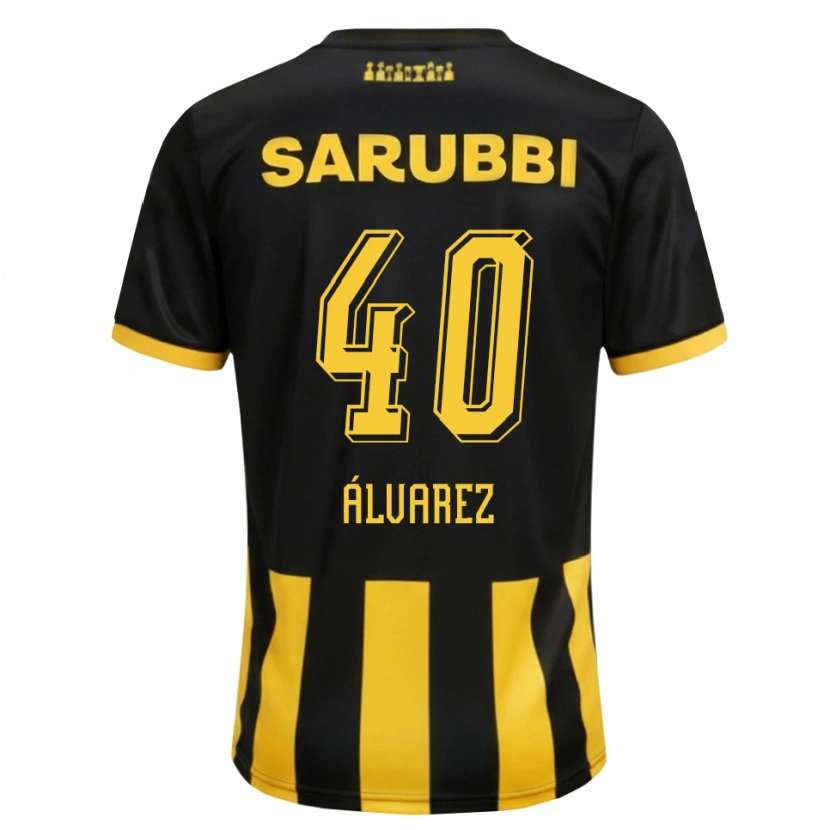 Danxen Damen Brandon Álvarez #40 Schwarz Gelb Heimtrikot Trikot 2026/27 T-Shirt Österreich