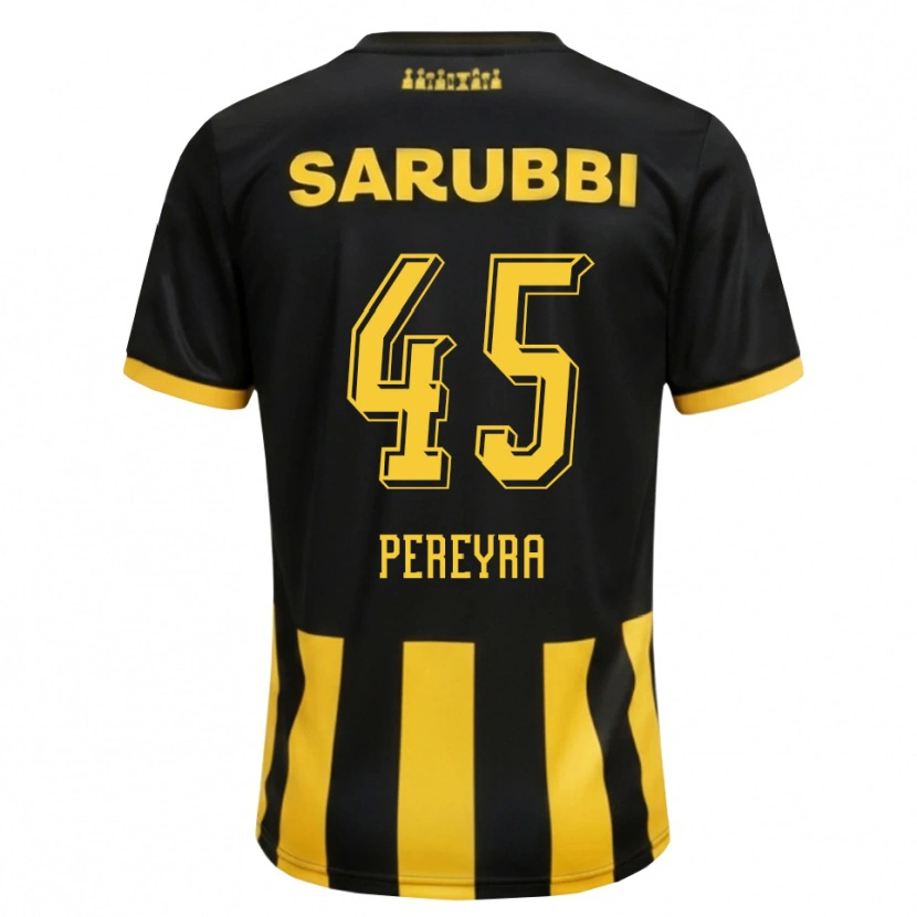 Danxen Damen Estevan Pereyra #45 Schwarz Gelb Heimtrikot Trikot 2026/27 T-Shirt Österreich