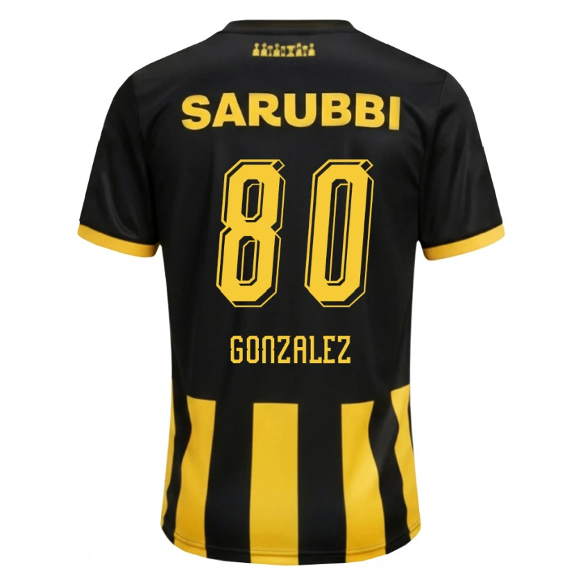 Danxen Damen Franco González #80 Schwarz Gelb Heimtrikot Trikot 2026/27 T-Shirt Österreich