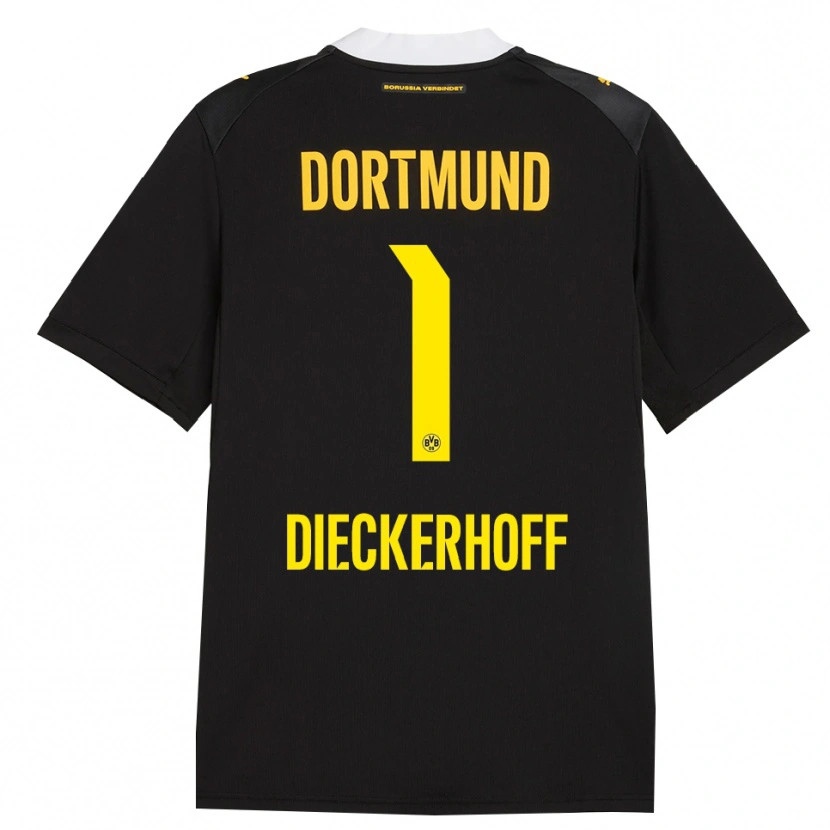 Danxen Damen Max Dieckerhoff #1 Schwarz Rot Gelb Auswärtstrikot Trikot 2026/27 T-Shirt Österreich