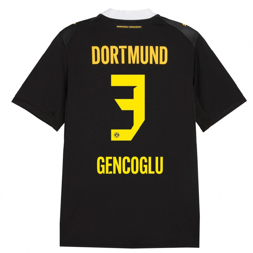 Danxen Damen Tekin Gencoglu #3 Schwarz Rot Gelb Auswärtstrikot Trikot 2026/27 T-Shirt Österreich