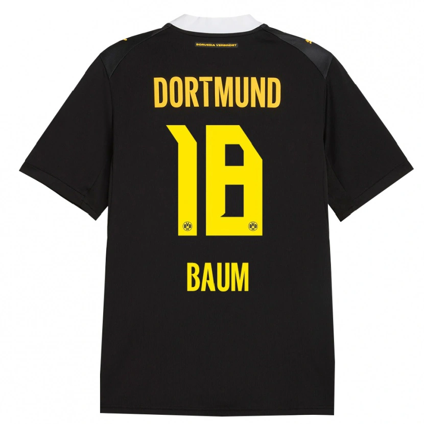 Danxen Damen Celina Baum #18 Schwarz Rot Gelb Auswärtstrikot Trikot 2026/27 T-Shirt Österreich