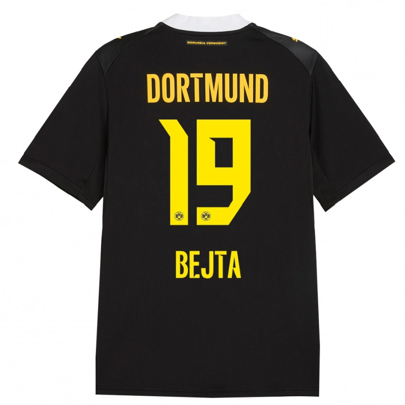 Danxen Damen Adriano Bejta #19 Schwarz Rot Gelb Auswärtstrikot Trikot 2026/27 T-Shirt Österreich