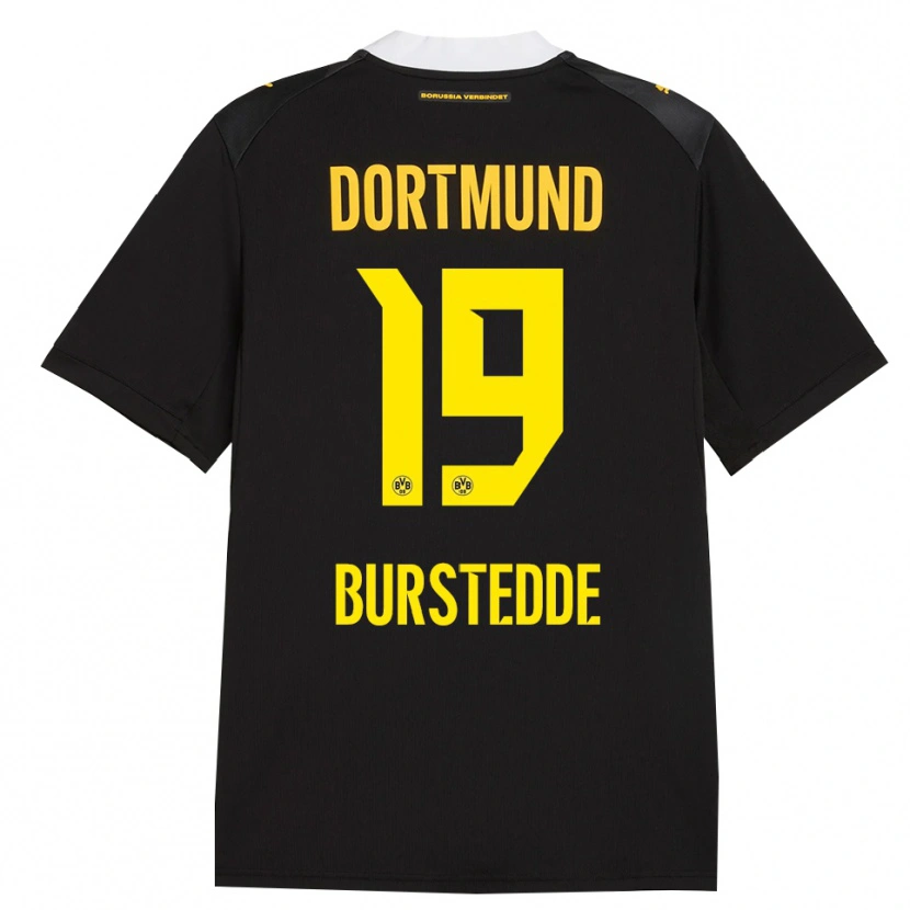 Danxen Damen Joshua Burstedde #19 Schwarz Rot Gelb Auswärtstrikot Trikot 2026/27 T-Shirt Österreich