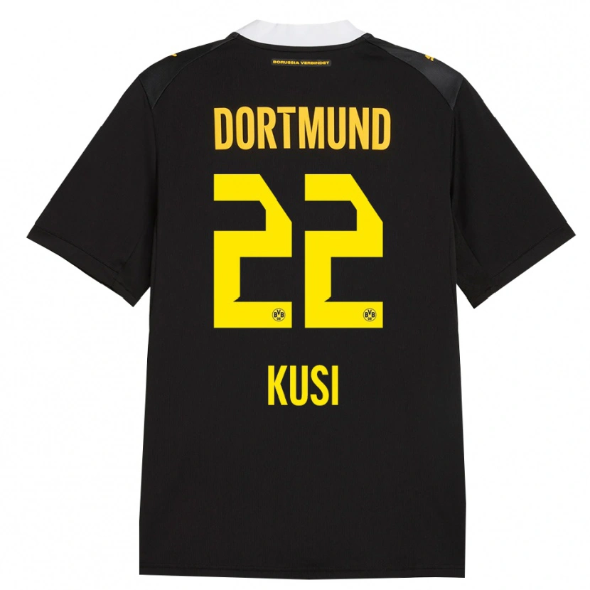 Danxen Damen Jayden Kusi #22 Schwarz Rot Gelb Auswärtstrikot Trikot 2026/27 T-Shirt Österreich