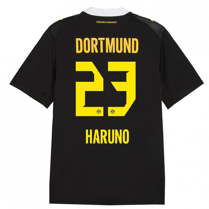 Danxen Damen Sasaki Haruno #23 Schwarz Rot Gelb Auswärtstrikot Trikot 2026/27 T-Shirt Österreich