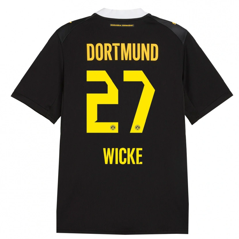 Danxen Damen Nova Wicke #27 Schwarz Rot Gelb Auswärtstrikot Trikot 2026/27 T-Shirt Österreich