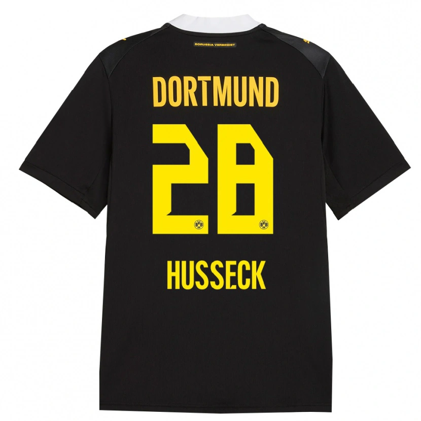 Danxen Damen Jonah Husseck #28 Schwarz Rot Gelb Auswärtstrikot Trikot 2026/27 T-Shirt Österreich