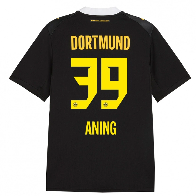 Danxen Damen Prince Aning #39 Schwarz Rot Gelb Auswärtstrikot Trikot 2026/27 T-Shirt Österreich