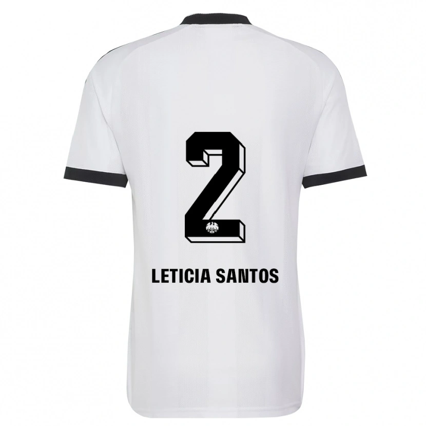 Danxen Damen Letícia Santos De Oliveira #2 Schwarz Weiß Auswärtstrikot Trikot 2026/27 T-Shirt Österreich