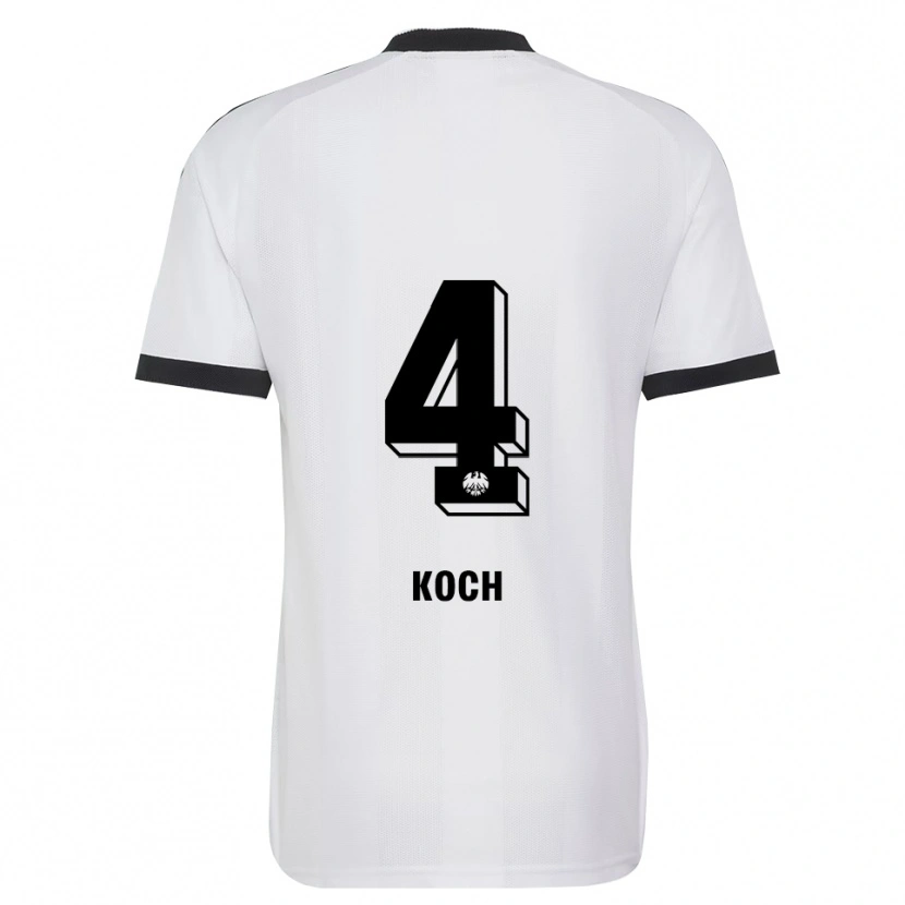 Danxen Damen Robin Koch #4 Schwarz Weiß Auswärtstrikot Trikot 2026/27 T-Shirt Österreich