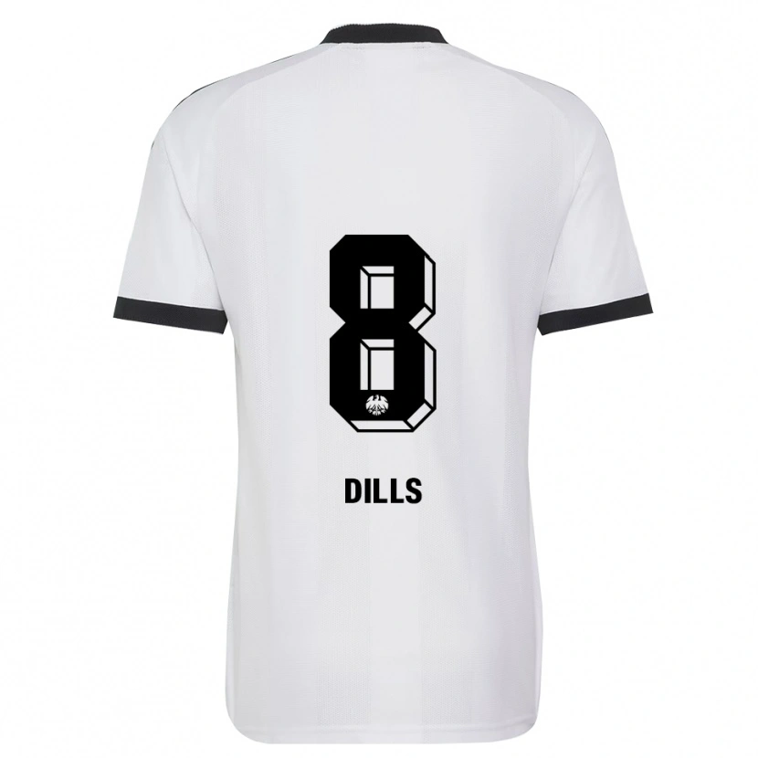 Danxen Damen Marvin Dills #8 Schwarz Weiß Auswärtstrikot Trikot 2026/27 T-Shirt Österreich