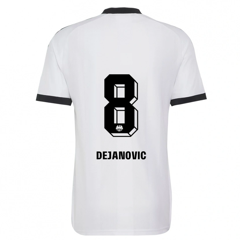 Danxen Damen Daniel Dejanovic #8 Schwarz Weiß Auswärtstrikot Trikot 2026/27 T-Shirt Österreich