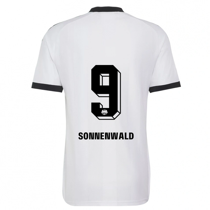 Danxen Damen Lukas Sonnenwald #9 Schwarz Weiß Auswärtstrikot Trikot 2026/27 T-Shirt Österreich
