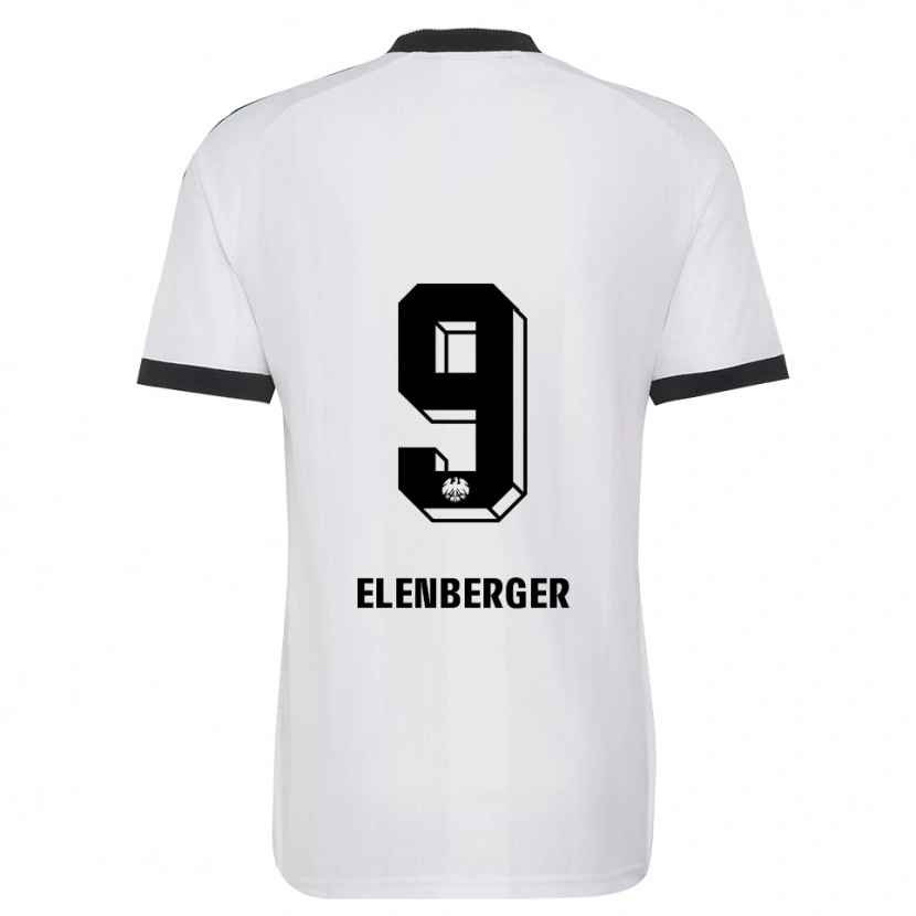 Danxen Damen Samuel Elenberger #9 Schwarz Weiß Auswärtstrikot Trikot 2026/27 T-Shirt Österreich