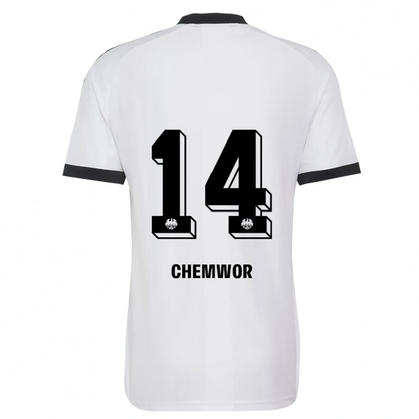 Danxen Damen Sadiki Chemwor #14 Schwarz Weiß Auswärtstrikot Trikot 2026/27 T-Shirt Österreich