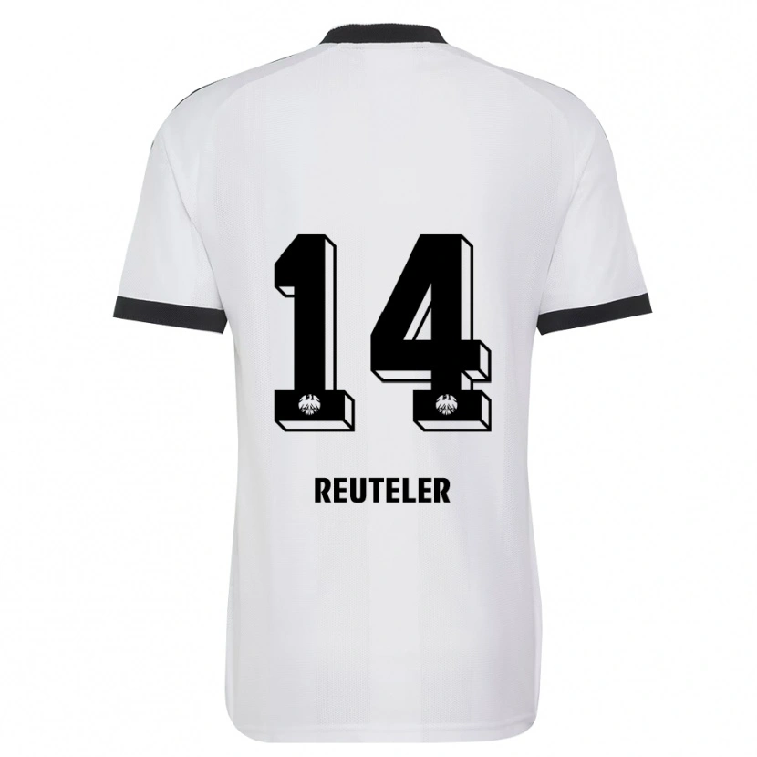 Danxen Damen Geraldine Reuteler #14 Schwarz Weiß Auswärtstrikot Trikot 2026/27 T-Shirt Österreich